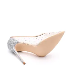 Kristal strass mesh - pumps met hoge hakkenHoge hakken
