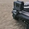 SoportesManillar de motos Skateboard - soporte de abrazadera girada - soporte para GoPro Hero Action