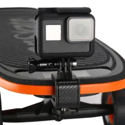 SoportesManillar de motos Skateboard - soporte de abrazadera girada - soporte para GoPro Hero Action