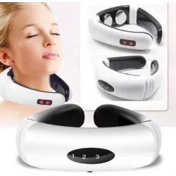 Elektrisk puls - tillbaka & nack massager - infraröd uppvärmning