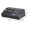 AM-228 sekoituskonsoli - ultra-kompakti - matala melu - 8 kanavaa äänimixer virta adapteri