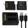 Batería y Cargadoresbatería AHDBT-501 - tres puertos duales cargador USB para GoPro 7 /6 / 5 cámara de acción