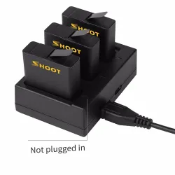 Batería y Cargadoresbatería AHDBT-501 - tres puertos duales cargador USB para GoPro 7 /6 / 5 cámara de acción