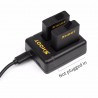 Batterie AHDBT-501 - Chargeur USB trois ports doubles pour GoPro 7 /6 / 5 Action Camera