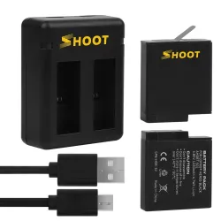 AHDBT-501 akku - kolme ja kaksi porttia USB laturi GoPro 7 / 6 / 5 Action Camera