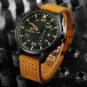 NAVIFORCE - bracelet en cuir - quartz watch
