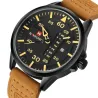 NAVIFORCE - bracelet en cuir - quartz watch