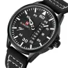 NAVIFORCE - cinturino in pelle - orologio al quarzo