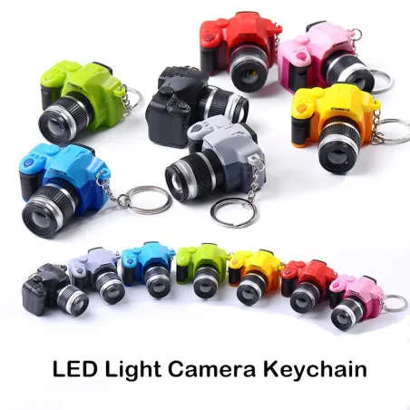 Porte-clés caméra avec flash LED & son
