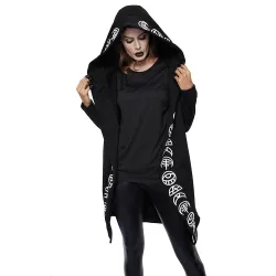 Gothic & Punk -tyyli - pitkä hikipaita - löysä huppari