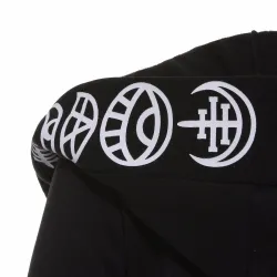 Gothic & Punk Style - langes Sweatshirt - lose Kapuze - Baumwolle