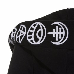 Gothic & Punk style - long sweatshirt - loose hoodie - cotton