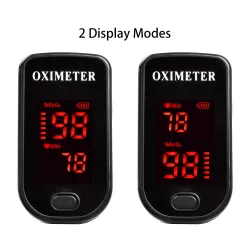 LED display - finger puls oximeter med skydd fall