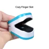 LED display - finger puls oximeter med skydd fall