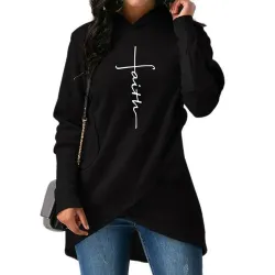 Lämmin pullover hoodie