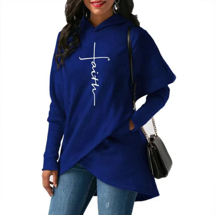 Lämmin pullover hoodie