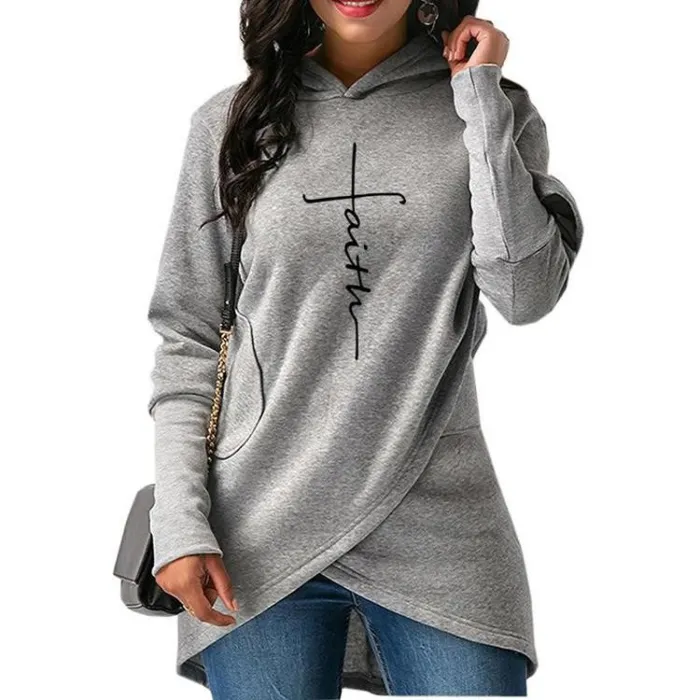 Lämmin pullover hoodie