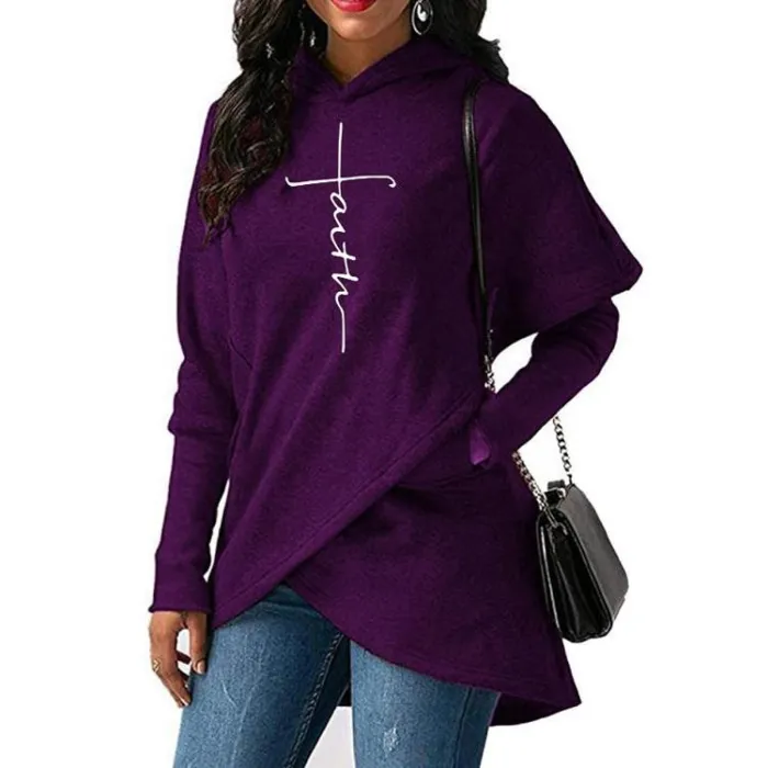 Lämmin pullover hoodie