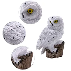 Owl shape - solar powered - outdoor - garden light lampSolar lighting