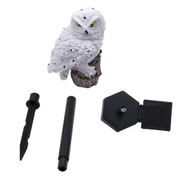 Owl shape - solar powered - outdoor - garden light lampSolar lighting