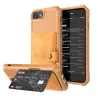 iPhone 6S Plus - 7 7Plus - 8 Plus - X - XS MAX - XS - XS - XR - läderskyddsfodral med monter