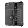 Case & Protection SmartphoneiPhone 6 6S Plus - 7 7Plus - 8 Plus - XS MAX - XS - XS - XR - funda de protección de cuero con so...