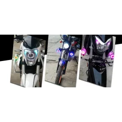 LucesU7 Angel Luces LED con interruptor - lámpara de niebla - CREE chip 3000LM - 2 piezas