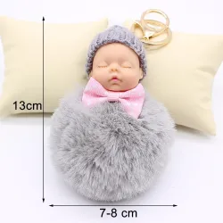 llaveroMuñeca de bebé durmiendo - llavero