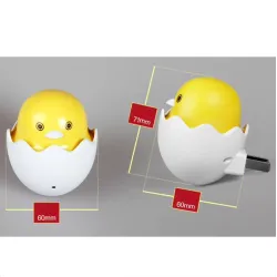 LED AC 220V - wall socket plug - night light - with control sensor - yellow duckWall lights