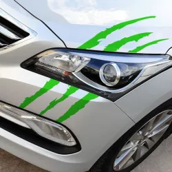 Claw marks - reflective car sticker - 40 * 12cm