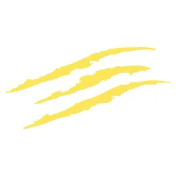 Claw marks - reflective car sticker - 40 * 12cm