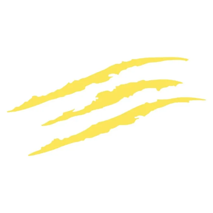 Klauwsporen - reflecterende autosticker - 40 * 12cmStickers