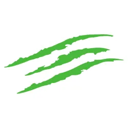 Claw marks - reflective car sticker - 40 * 12cm
