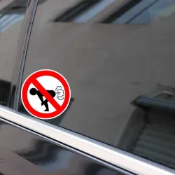 Senza Farting - autoadesivo - 12 * 12cm