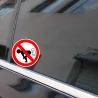 PegatinasNo Farting - pegatina de coche - 12 * 12cm