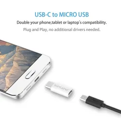 USB C till micro USB-adapter - OTG-kabeltyp-C-omvandlare 3 PC