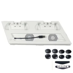 Playstation 4 Pro - pystysuora seisonta - jäähdytysfani - latausasema - USB Hub