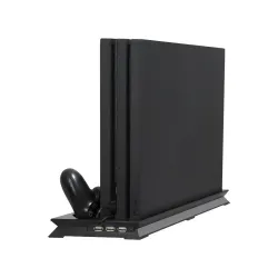 Playstation 4 Pro - vertical stand - cooling fan - charging station - USB Hub