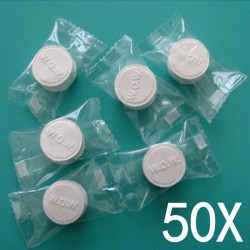 Mini toalla comprimida - algodón - 50 piezas