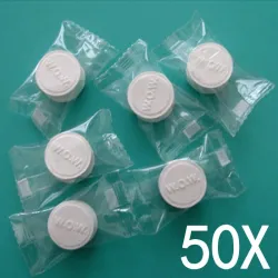 Pakattu mini pyyhke - puuvilla - 50 kappaletta