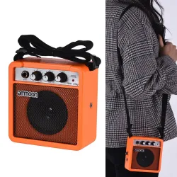 Tragbarer Mini 5W Verstärker & Lautsprecher für Gitarre und Ukulele - Akku