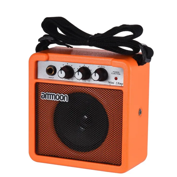 Tragbarer Mini 5W Verstärker & Lautsprecher für Gitarre und Ukulele - Akku