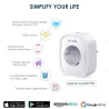 BW-SHP2 WIFI - 220V 16A - smart socket - EU plug - fjärrkontroll - timing switch
