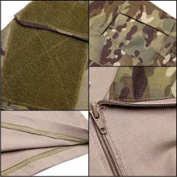 CamisetasTactical - camuflaje militar - camiseta de hombre con manga larga