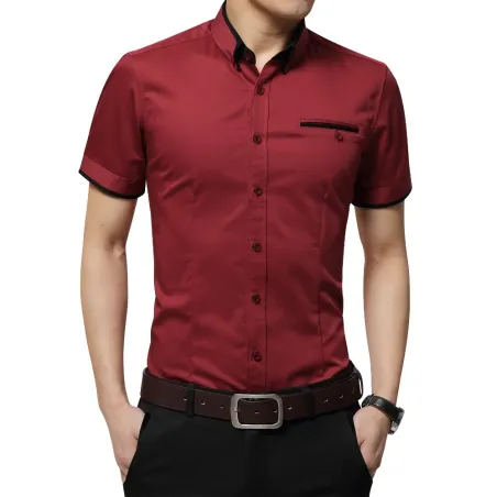 Chemise élégante manches courtes