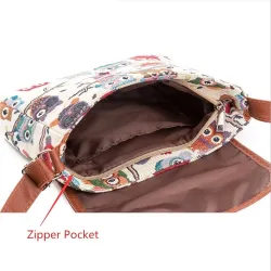 BolsasBúhos impresos - bolso pequeño del hombro del cuerpo