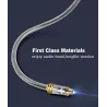 Toslink EMK - cavo audio ottico premium - connettore in oro Spdif OD8.0mm - 1m - 2m - 3m - 5m