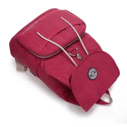 Moda mochila de nylon impermeável