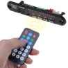 Trådlös FM-mottagare - 5V 12V-bil MP3-spelare - ljudmodulradio Wma TF USB 3,5 mm AUX-högtalare