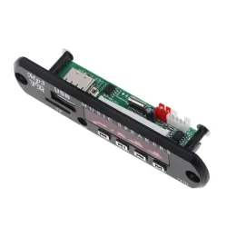 Langaton FM-vastaanotin - 5V 12V auto MP3 -soitin Wma TF USB 3.5mm AUX-kaiuttimet
